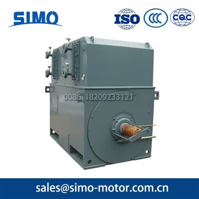 Motorul asincron trifazat de înaltă-tensiune de 220 kW răcit cu aer-apă